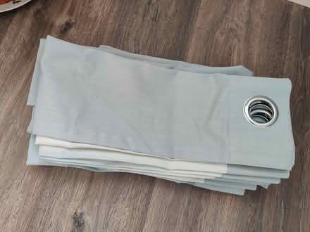 Photo of free Blue curtains (B13 Billesley) #2
