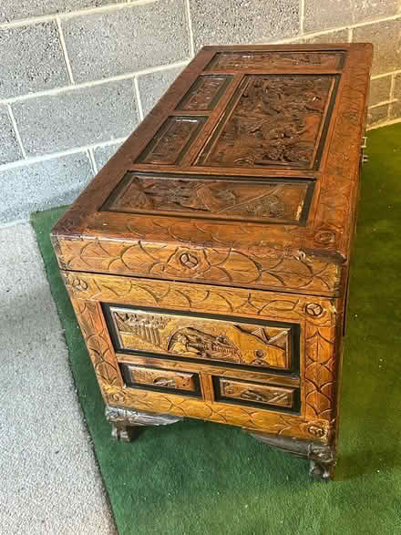 Photo of free Large Wooden Box (Duffield DE56) #4