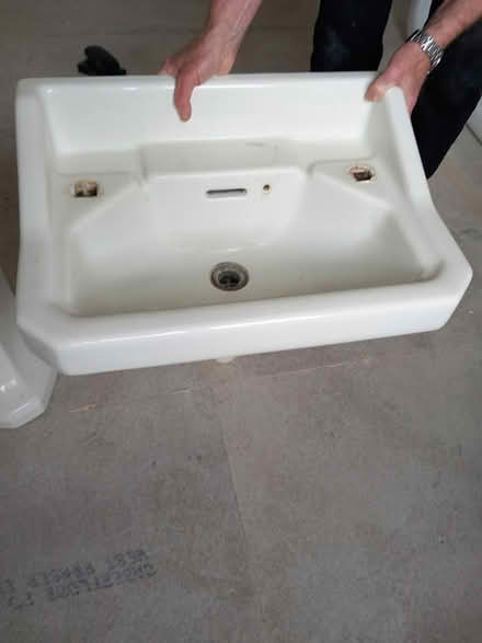 Photo of free Toilet , Basin and pedestal (Finchdean PO8) #2