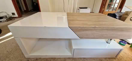 Photo of free White/wood storage coffee table (High Wycombe HP11) #1
