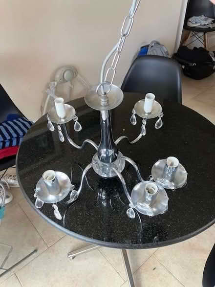 Photo of free Chrome chandelier (Oakwood Park N14) #1