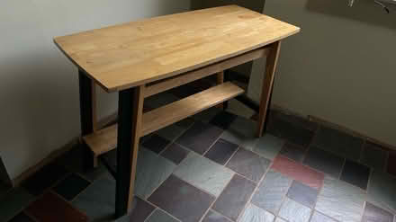 Photo of free wood metal frame table (Bowie Highbridge) #1
