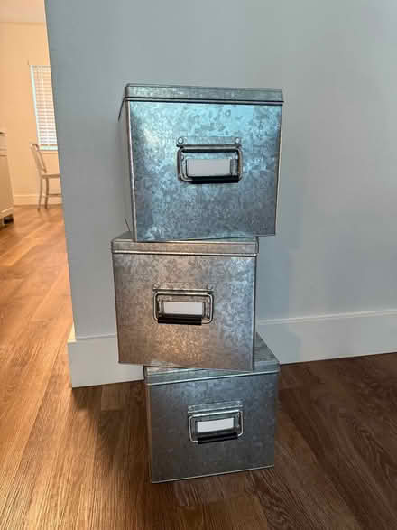 Photo of free 3x MUJI Tin Storage Box (West End) #1