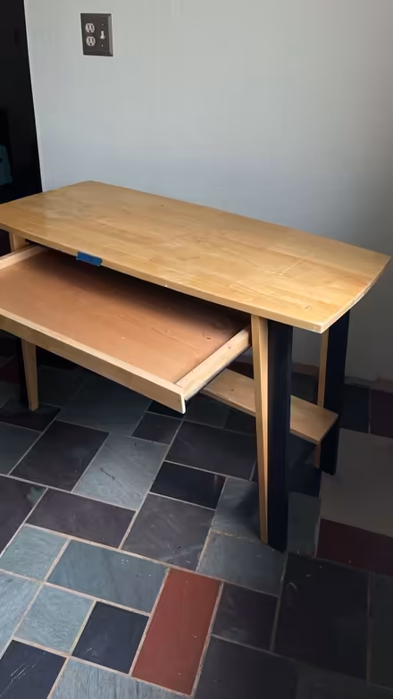 Photo of free Wood and metal table (Bowie Highbridge) #1
