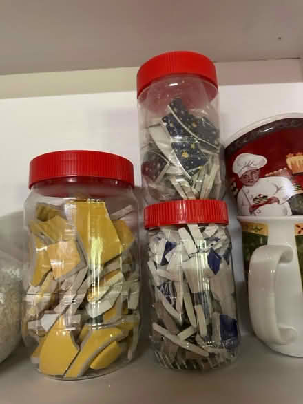 Photo of free Mosaic tiles & broken dishware (St Francois County) #2