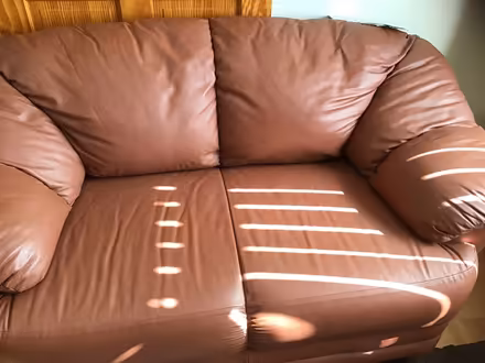 Photo of free Two seater Italian leather excellent condition (Cwmafan SA12) #1