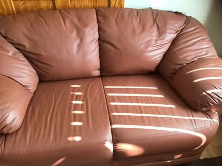 Photo of free Two seater Italian leather excellent condition (Cwmafan SA12) #1