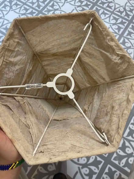 Photo of free Ceiling light shade - cream (Emlyn Gardens W4) #3