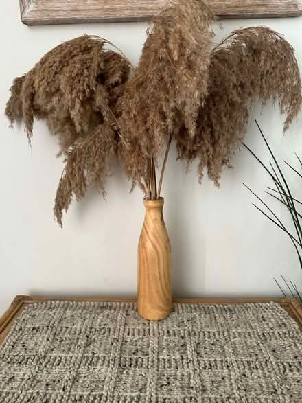 Photo of free Pampas in wooden vase (So19 9ah) #1