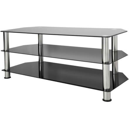 Photo of free Glass TV stand, suit upto about 50" (Paignton TQ3) #1