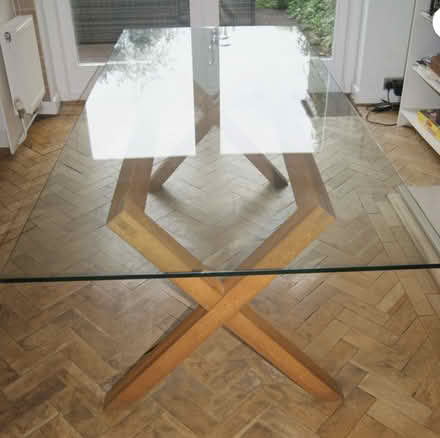 Photo of Glass Dining Table (Wandsworth SW18) #1