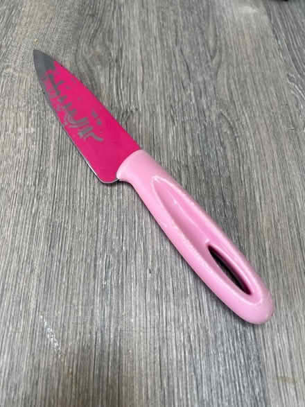 Photo of free Pink Kitchen Knife. Well used. (Southsea PO4) #1