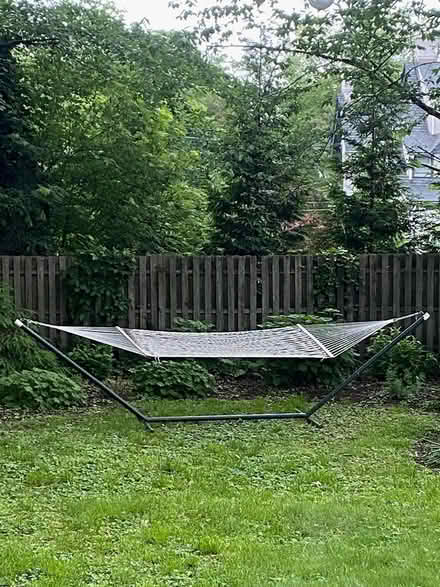 Photo of free rope hammock and large stand (Ardmore) #1