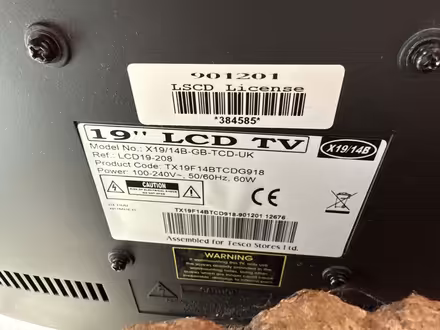 Photo of free 19” tv (GU11) #3