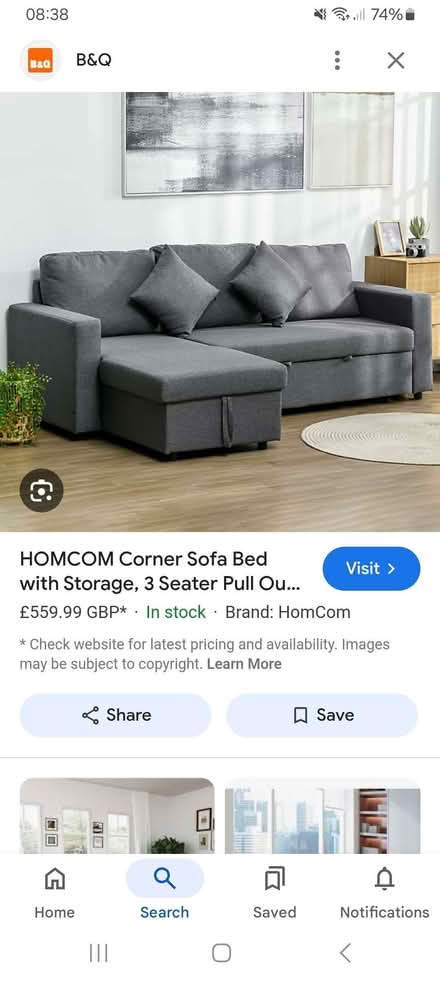 Photo of free Corner Sofa bed with Storage (Shinfield RG2) #2