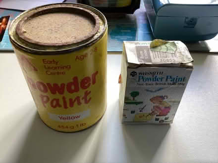 Photo of free Yellow powder paint (BA15 Southway Road) #1