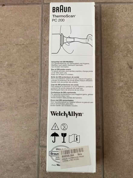 Photo of free Unopened box 200 cover for ear thermometer (Tivoli GL50) #2