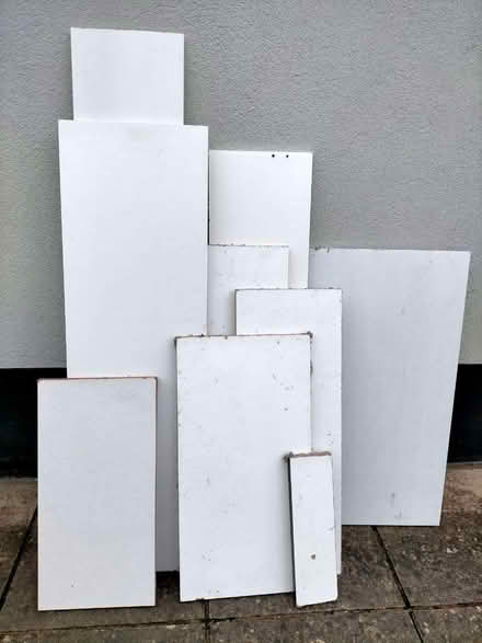 Photo of free White melamine boarding (Keynsham Memorial Park BS31) #1