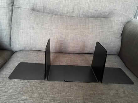 Photo of free Metal book ends x 4 (Thringstone LE67) #1