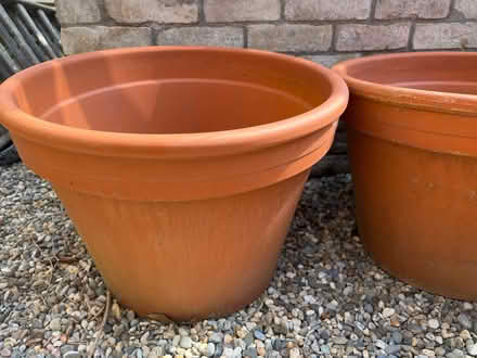 Photo of free 3 large terracotta pots (Dun Laoghaire) #1
