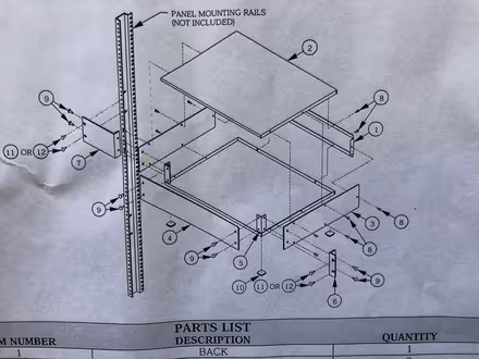 Photo of free Metal box (unassembled) (Saranap area of Walnut Creek) #1