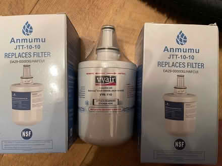 Photo of free 3 Water filters compatible with Samsung fridge (Writtle CM1) #1
