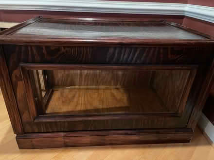Photo of free Solid wood Dog crate (McLean) #2