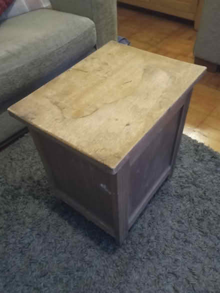 Photo of free Wood storage box/seat (Neston CH64) #3