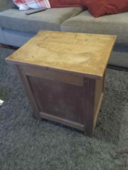 Photo of free Wood storage box/seat (Neston CH64) #1