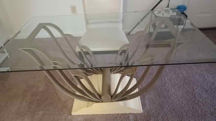 Photo of free Glass Table 2 chairs (Douglasville) #4