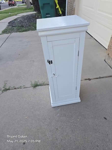 Photo of free White Storage Cabinet (Lakewood) #1