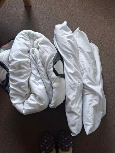 Photo of free Double duvet and 2 pillows (Newcastle Centre NE1) #1
