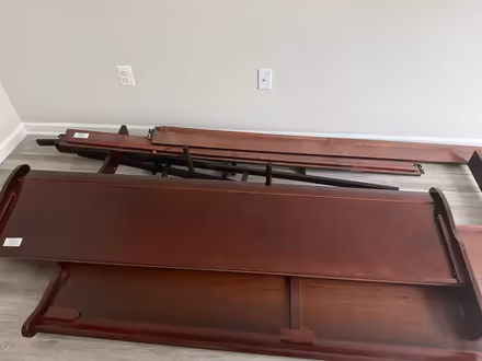 Photo of free Bed with box spring (Frederick) #2
