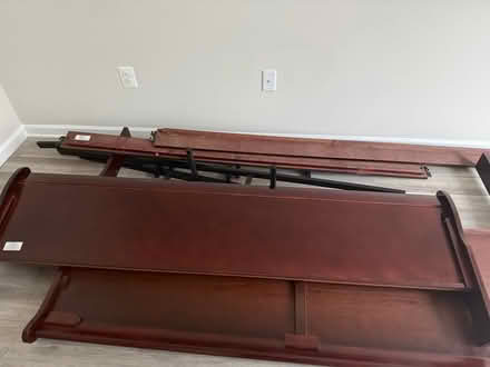 Photo of free Bed with box spring (Frederick) #2
