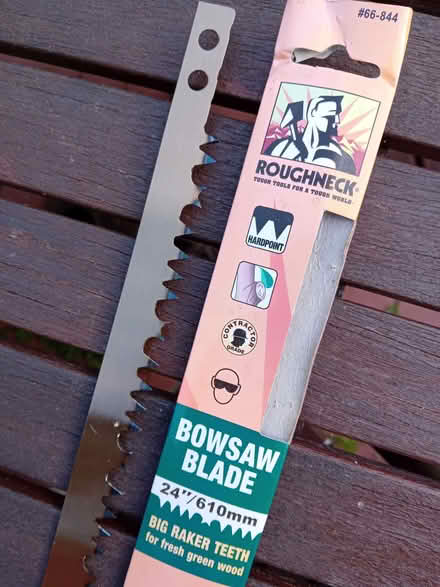 Photo of free Bowsaw blade 24" (new) (Tavistock Avenue ST16) #1