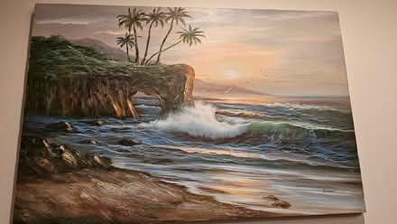 Photo of free Seaside Tropic Painting no frame (Haymarket Va) #1