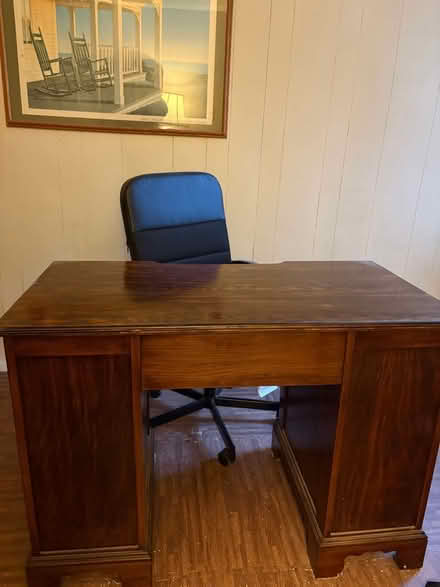 Photo of free Desk - wood (Front and McKean Street) #3