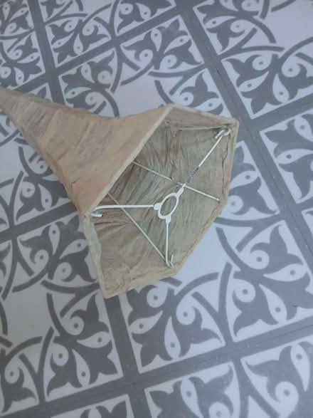 Photo of free Ceiling light shade - cream (Emlyn Gardens W4) #1
