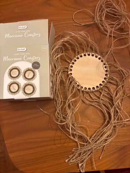 Photo of free Macrame coaster kit to finish (Widcombe) #1