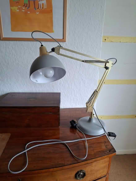 Photo of free Anglepoise table lamp grey and gokd (Old Woking GU22) #2