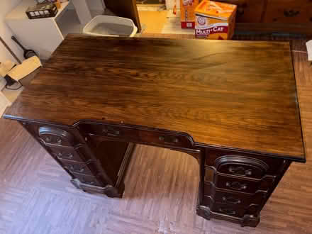 Photo of free Desk - wood (Front and McKean Street) #2