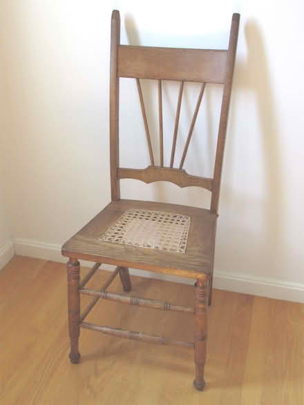 Photo of free Chair with wicker seat (Ashby) #1