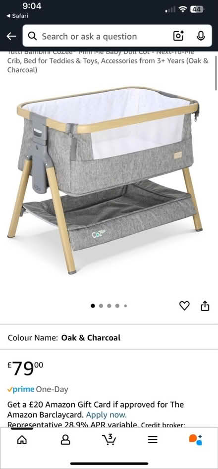 Photo of free Tutti bambini cozee next to me bed (Chessington KT9) #2