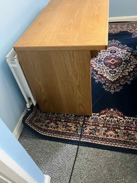 Photo of free Blue Rug and white desk (Se6 2ha) #2