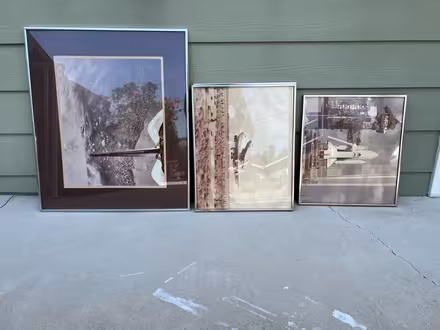 Photo of free 4 Metal Picture Frames w/ Glass (Montrose) #1