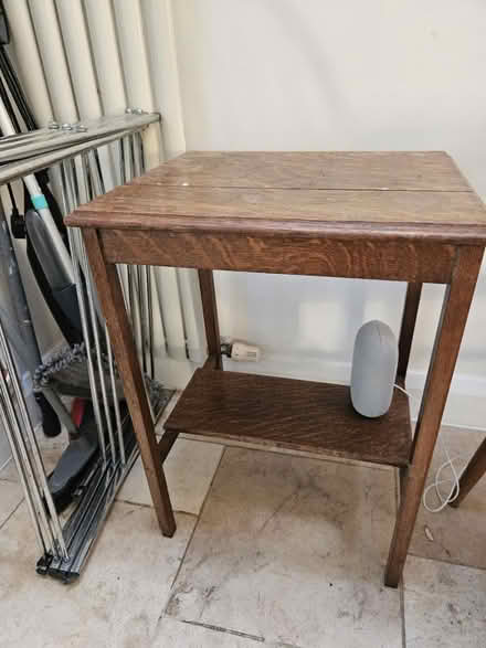 Photo of free Wooden side table (Camberwell) #2