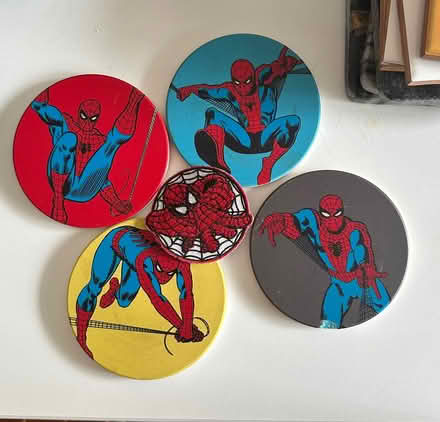 Photo of free Spiderman 4 coaters + patch (Jersey city) #1