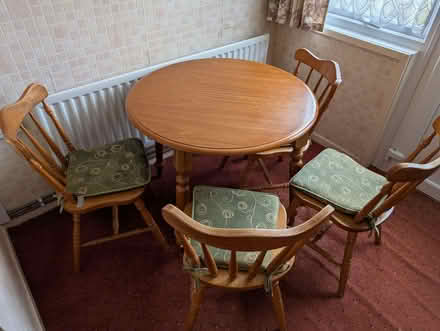 Photo of free Dining Table & Chairs(4) (Hednesford WS11) #1
