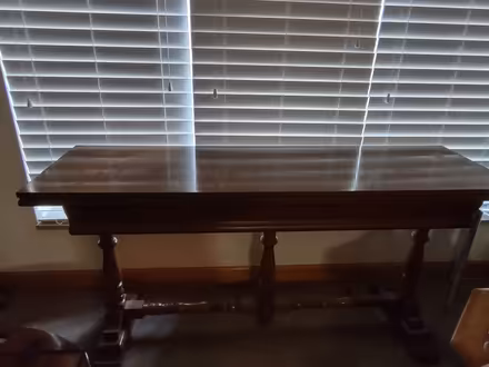 Photo of free Solid Oak Library Table (Westerwood Village) #2