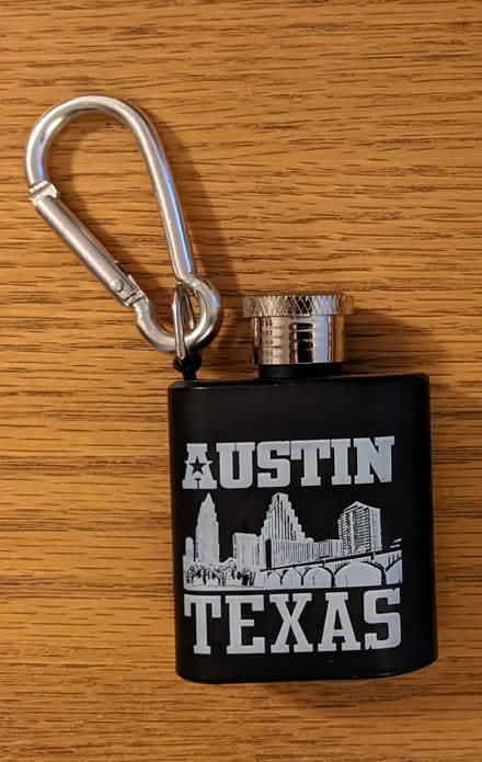 Photo of free Austin TX souvenir flask (Capitol Hill) #1